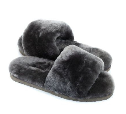 Купить UGG Fluff Slide Slippers Grey