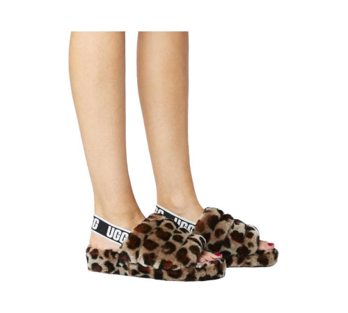 Купить UGG Fluff Yeah Slide Leopard