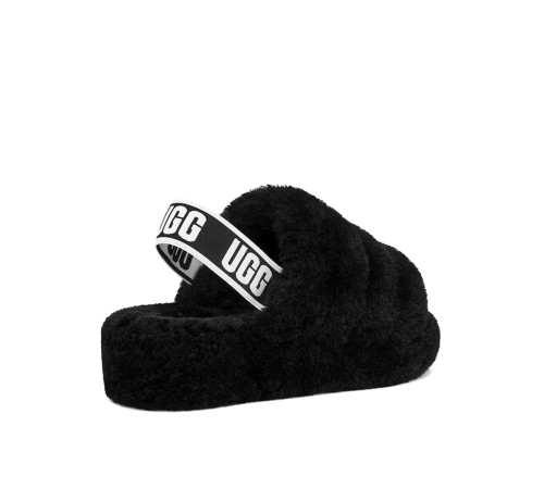Купить UGG Fluff Yeah Slide-Black