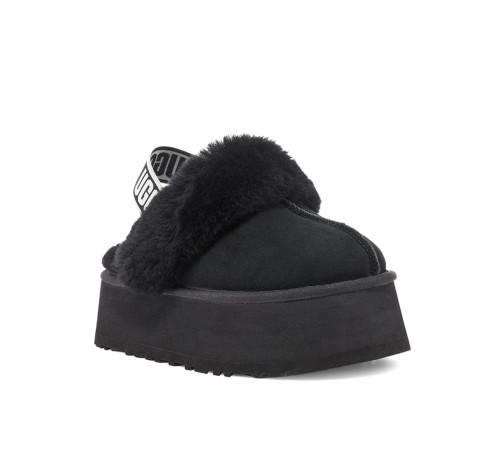 Купить UGG Funkette Suede Platform Black