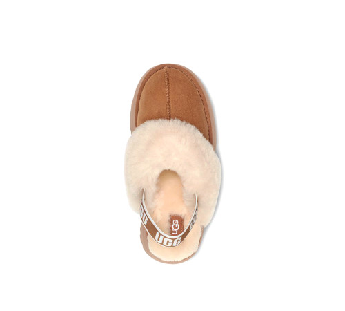 Купить UGG Funkette Suede Platform Chestnut