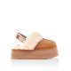 Купить UGG Funkette Suede Platform Chestnut