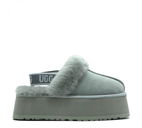 Купить UGG Funkette Suede Platform Grey Violet