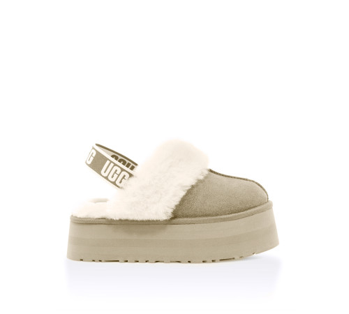 Купить UGG Funkette Suede Platform Sand Купить UGG Funkette Suede Platform Sand