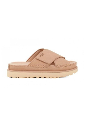 UGG Goldenstar Cross Slide - Driftwood
