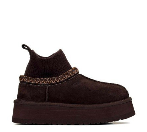 Купить UGG Tazz Knit Platform Chocolate
