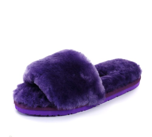 Купить UGG Fluff Slide Slippers Purple