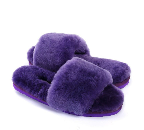 Купить UGG Fluff Slide Slippers Purple