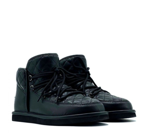 Купить UGG Lodge Mini Leather Black Купить UGG Lodge Mini Leather Black