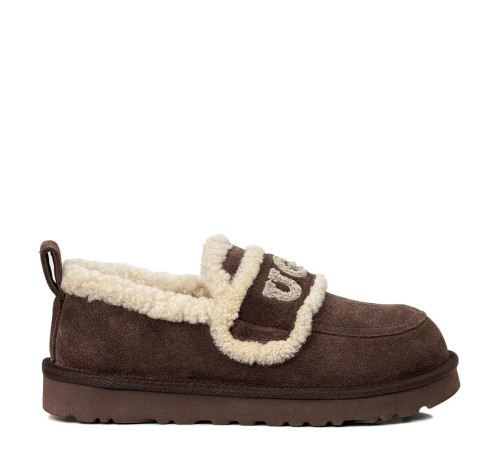 Купить UGG Classic Fat Ding Slip On Chocolate