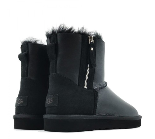 Купить UGG Mens Classic Mini Double Zip Metallic Black
