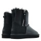 Купить UGG Mens Classic Mini Double Zip Metallic Black