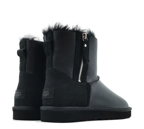 Купить UGG Mens Classic Mini Double Zip Metallic Black