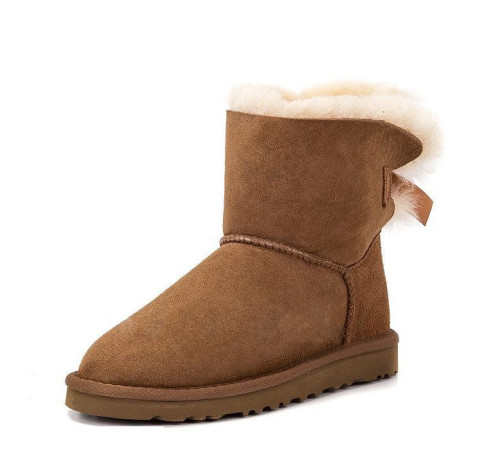Купить UGG Bailey Bow Mini Chestnut