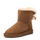 Купить UGG Bailey Bow Mini Chestnut