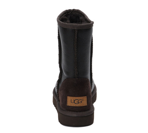 Купить UGG Mens Classic Short Metallic Chocolate