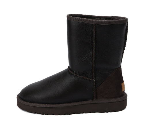Купить UGG Mens Classic Short Metallic Chocolate