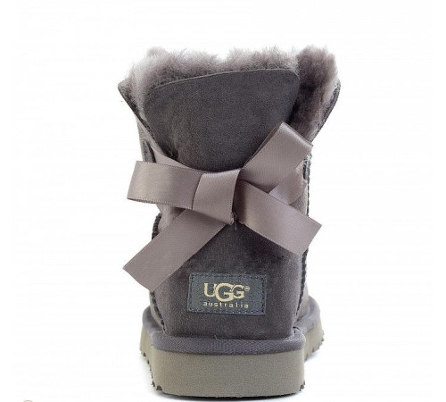 Купить UGG Bailey Bow Mini Grey