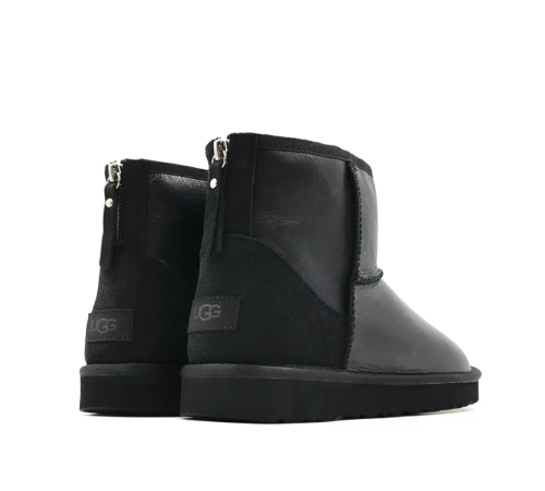 Купить UGG Mens Classic Mini Zip Metallic Black
