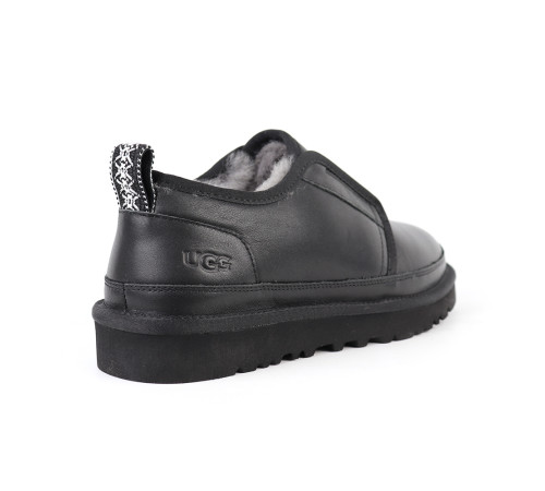 Купить UGG Mens Slippers Flex Leather Black