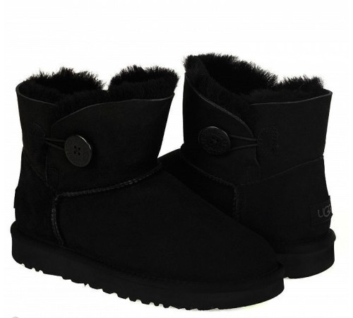 Купить UGG Mini Bailey Button II Black