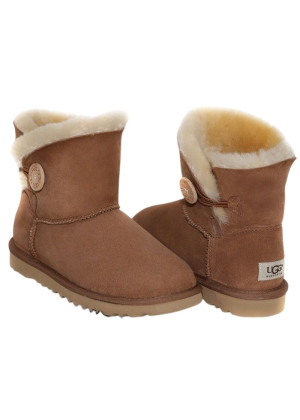 UGG Mini Bailey Button II Chestnut