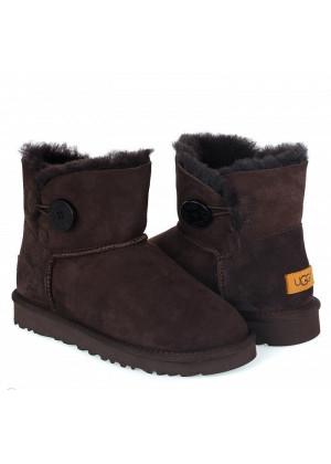 UGG Mini Bailey Button II Chocolate