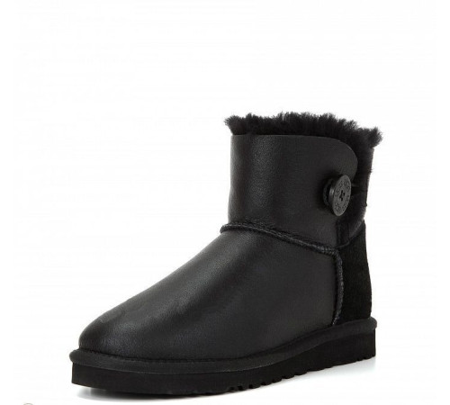Купить UGG Mini Bailey Button Metallic Black