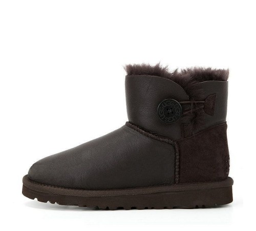 Купить UGG Mini Bailey Button Metallic Chocolate