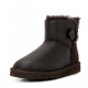 Купить UGG Mini Bailey Button Metallic Chocolate