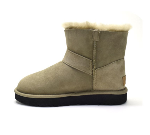 Купить UGG Mini Bailey Graphic Logo Suede Olive