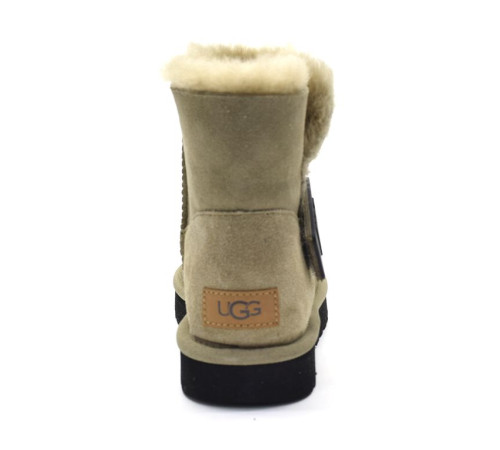Купить UGG Mini Bailey Graphic Logo Suede Olive