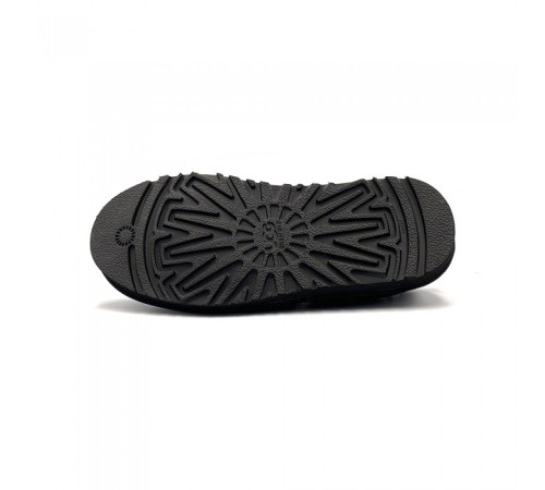 Купить UGG Stitch Slip Leather Black