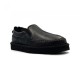 Купить UGG Stitch Slip Leather Black