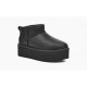 Купить UGG Classic Ultra Mini Platform Black Leather