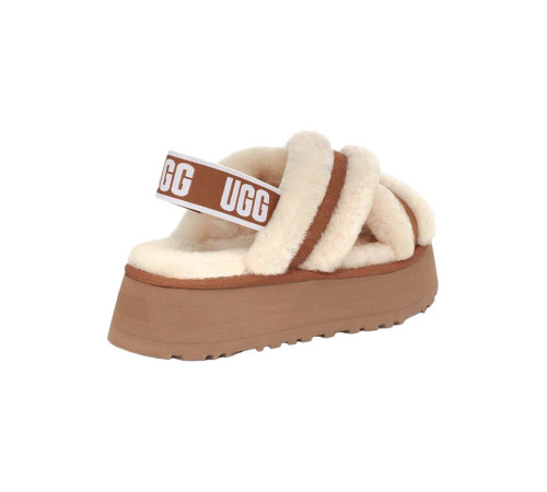 Купить UGG W Disco Cross Slide Chestnut