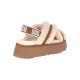 Купить UGG W Disco Cross Slide Chestnut