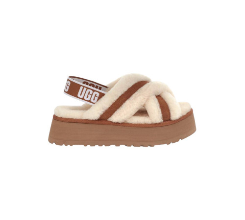 Купить UGG W Disco Cross Slide Chestnut