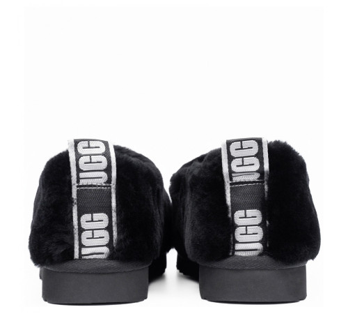 Купить Ugg Hailey Fluff Slippers Black