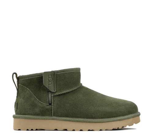 Купить UGG Mens Classic Ultra Mini Zip Boot Khaki