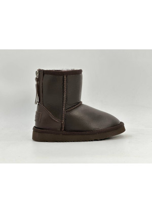 UGG Kids Zip Metallic Chocolate