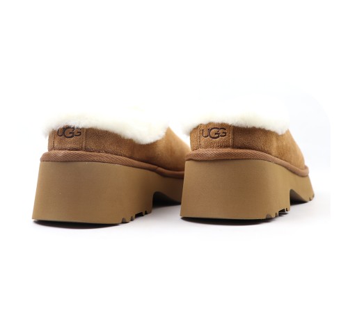 Купить UGG New Heights Cozy Clog Chestnut