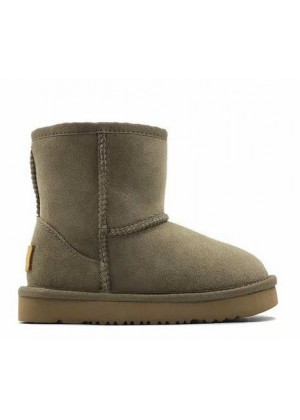 UGG Kids Classic Short II Khaki