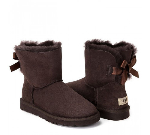 Купить UGG Bailey Bow Mini Chocolate