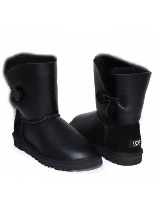 UGG Bailey Button Metallic Black