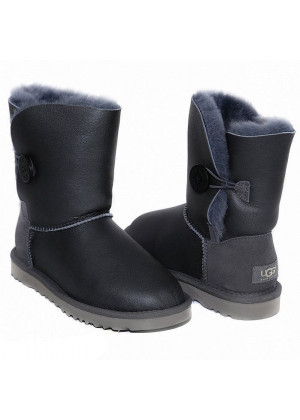 UGG Bailey Button Metallic Grey