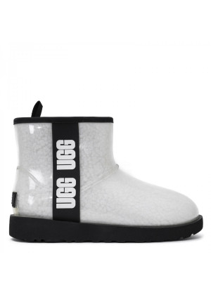 UGG Classic Clear Mini White Black