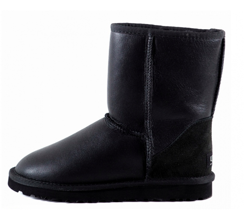 Купить UGG Classic Short Metallic Black