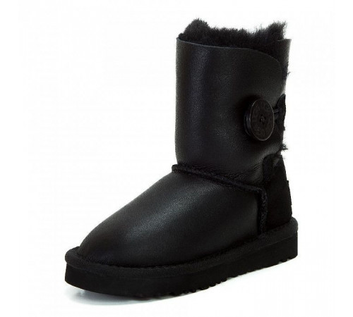 Купить UGG Kids Bailey Button Metallic Black