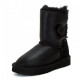 Купить UGG Kids Bailey Button Metallic Black